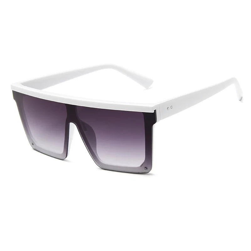 Flat Top Classic Square Sunglasses For Women