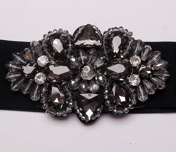 Crystal Wide Waistband Women Belts For Women