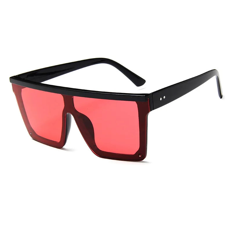 Flat Top Classic Square Sunglasses For Women