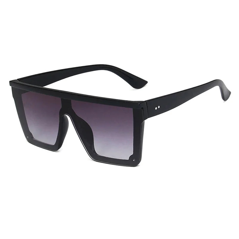 Flat Top Classic Square Sunglasses For Women