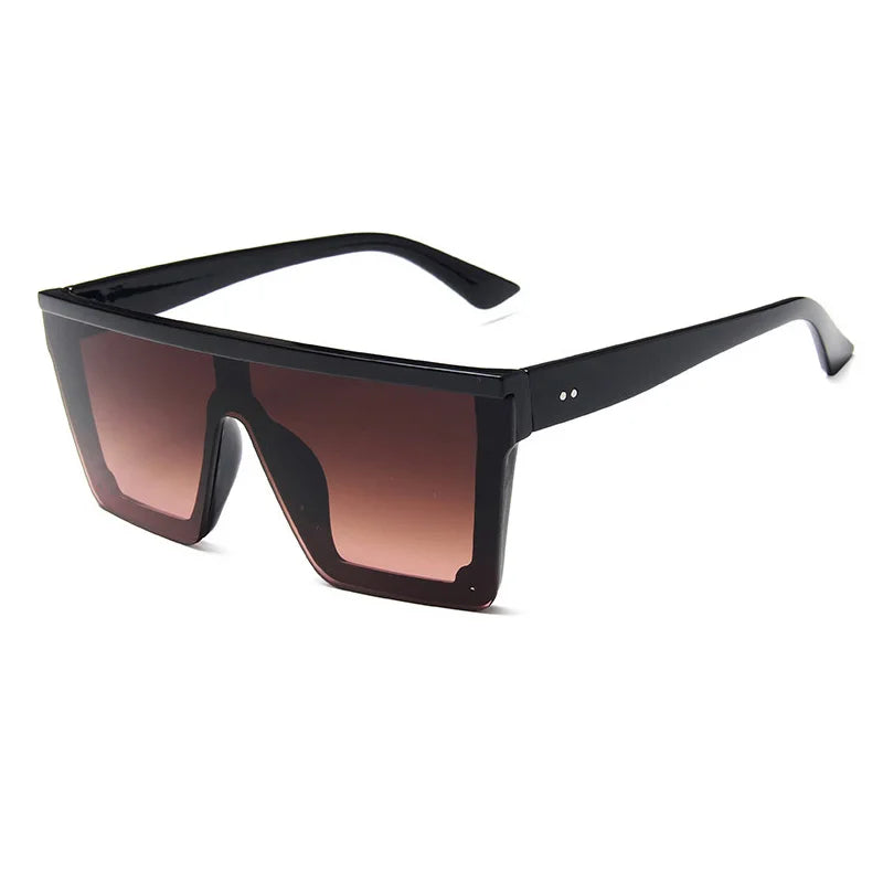 Flat Top Classic Square Sunglasses For Women