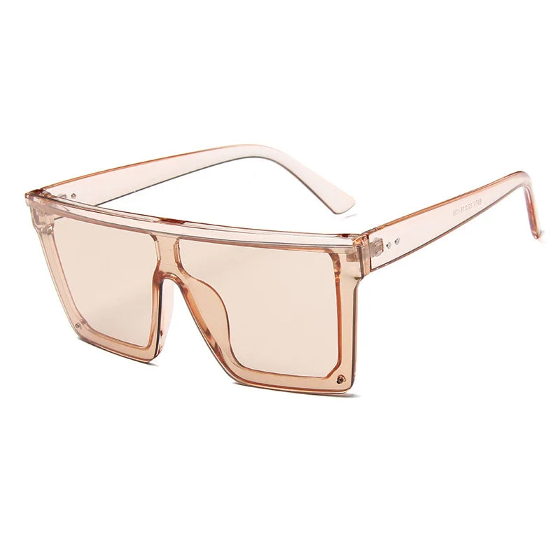 Flat Top Classic Square Sunglasses For Women