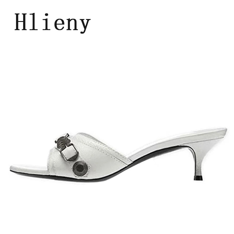 New Fashion Buckle Designer Slippers for Women