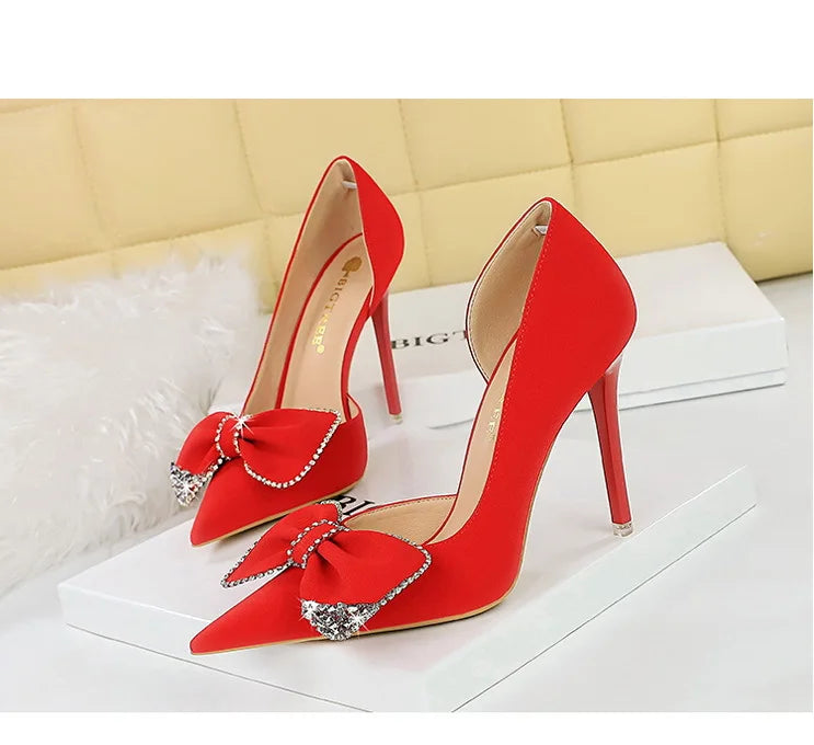 Bigtree Fashion Women Pumps Red Heels