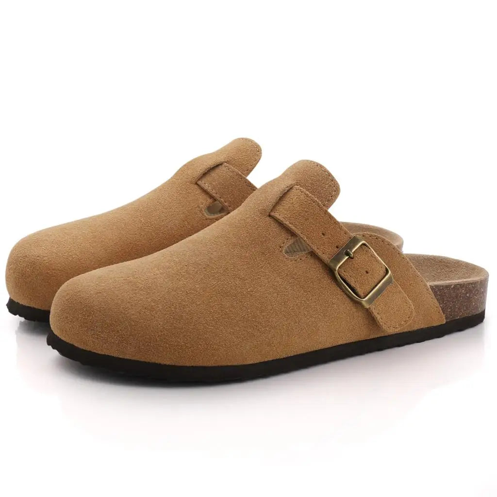 Comwarm Fashion Suede Mules Slippers For Women