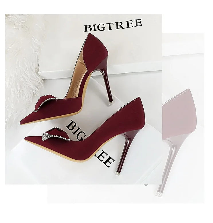 Bigtree Fashion Women Pumps Red Heels