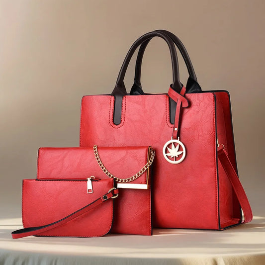 Three-Piece Set of Women's Bags