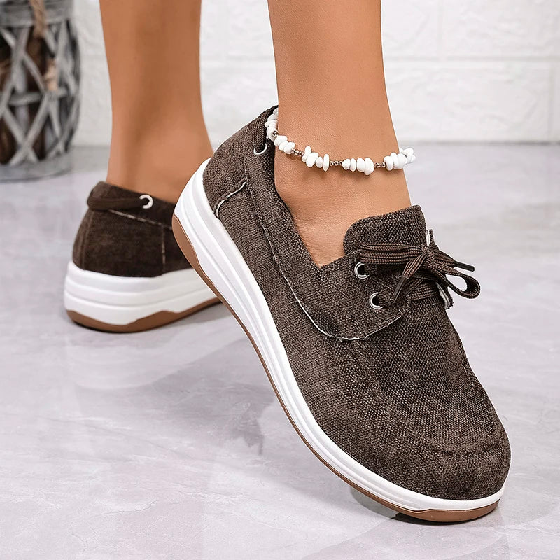 New Thick Bottom Canvas Sneakers for Women