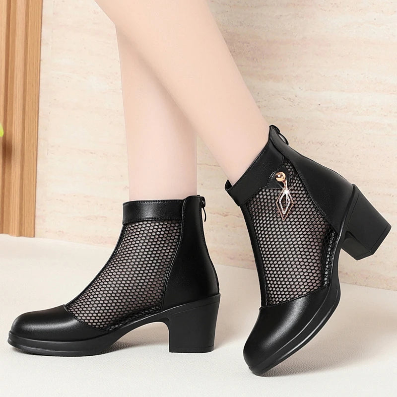 New Breathable Mesh Boots For Women