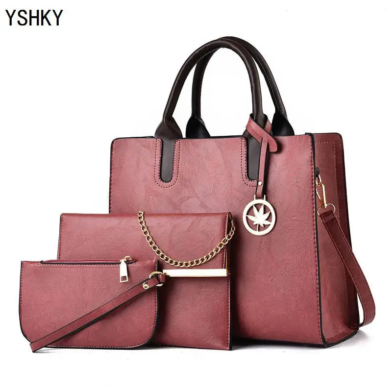 Three-Piece Set of Women's Bags