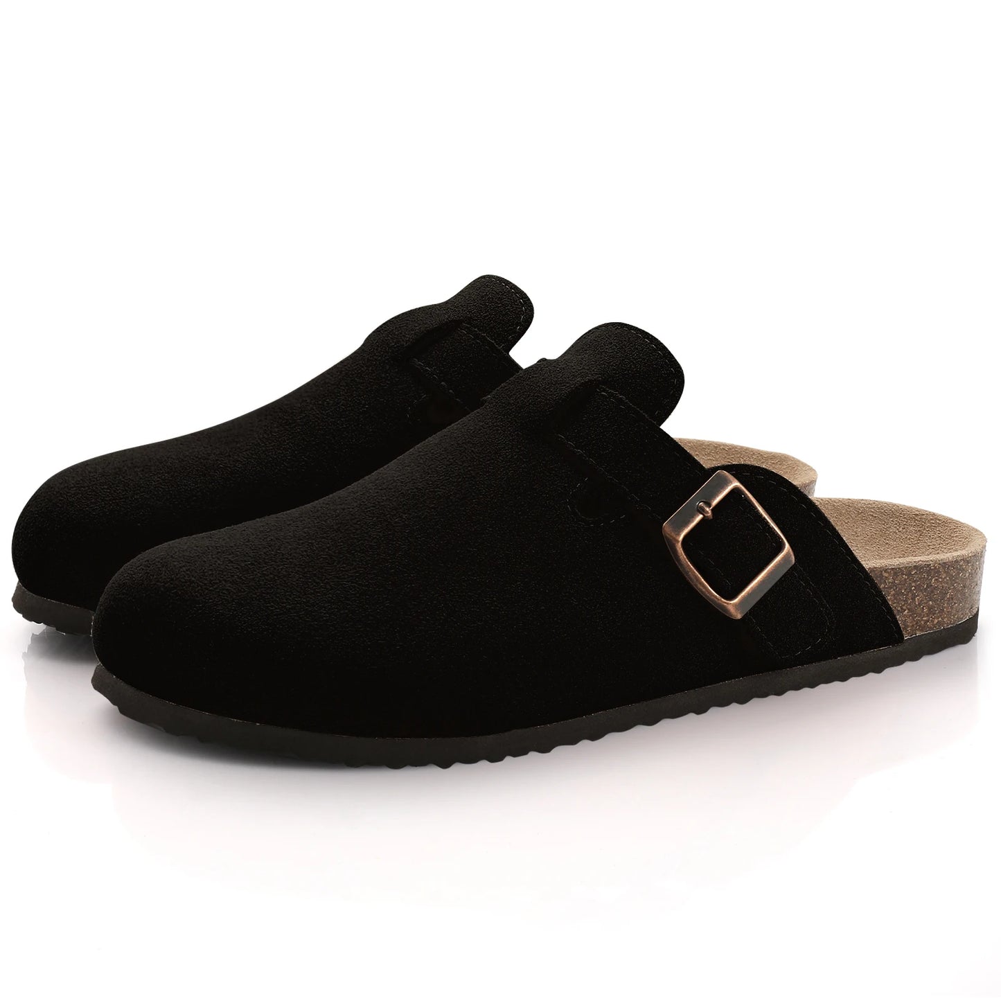 Comwarm Fashion Suede Mules Slippers For Women