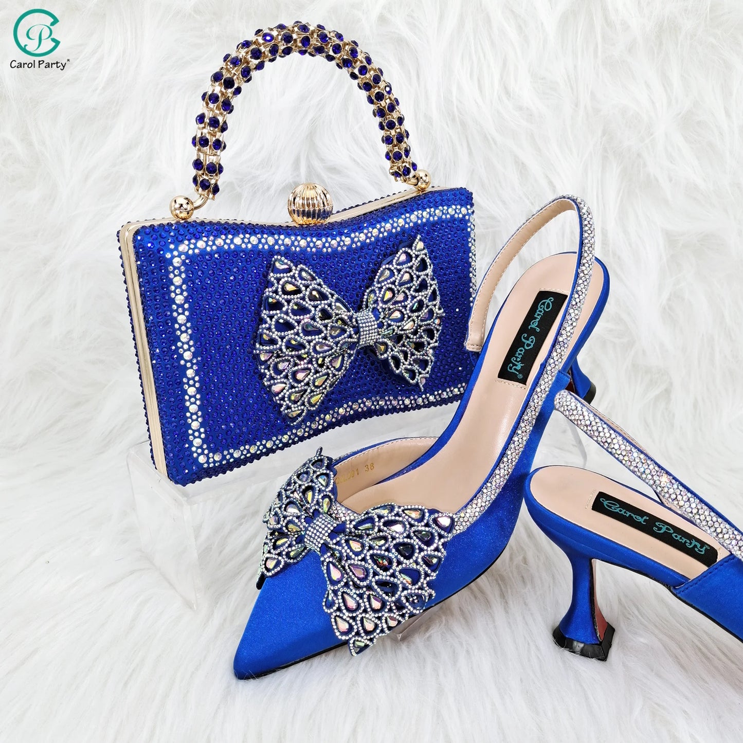 Butterfly-Knot Princess Style Bag & Heels