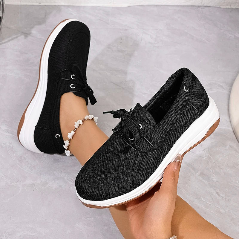 New Thick Bottom Canvas Sneakers for Women