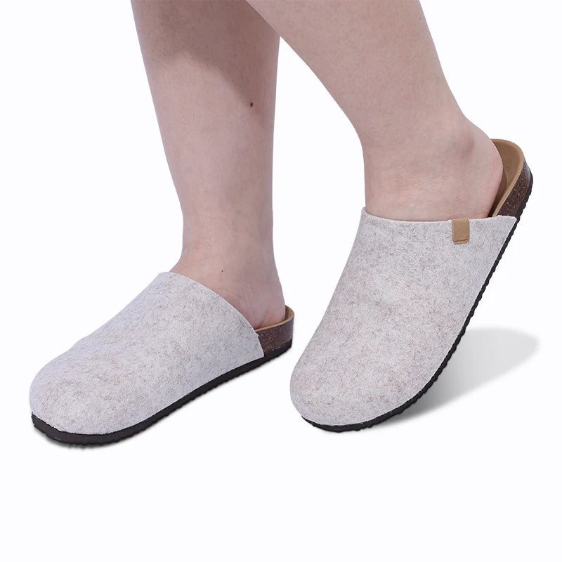 Comwarm Fashion Suede Mules Slippers For Women