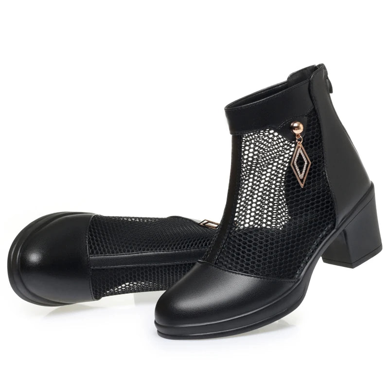 New Breathable Mesh Boots For Women