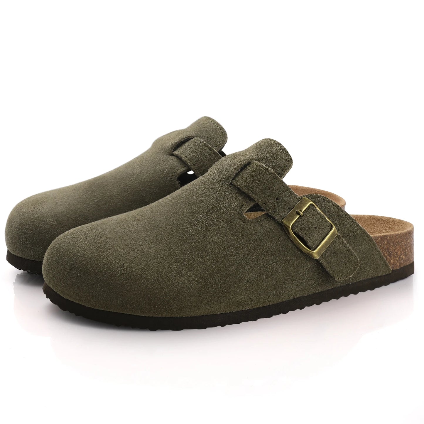 Comwarm Fashion Suede Mules Slippers For Women