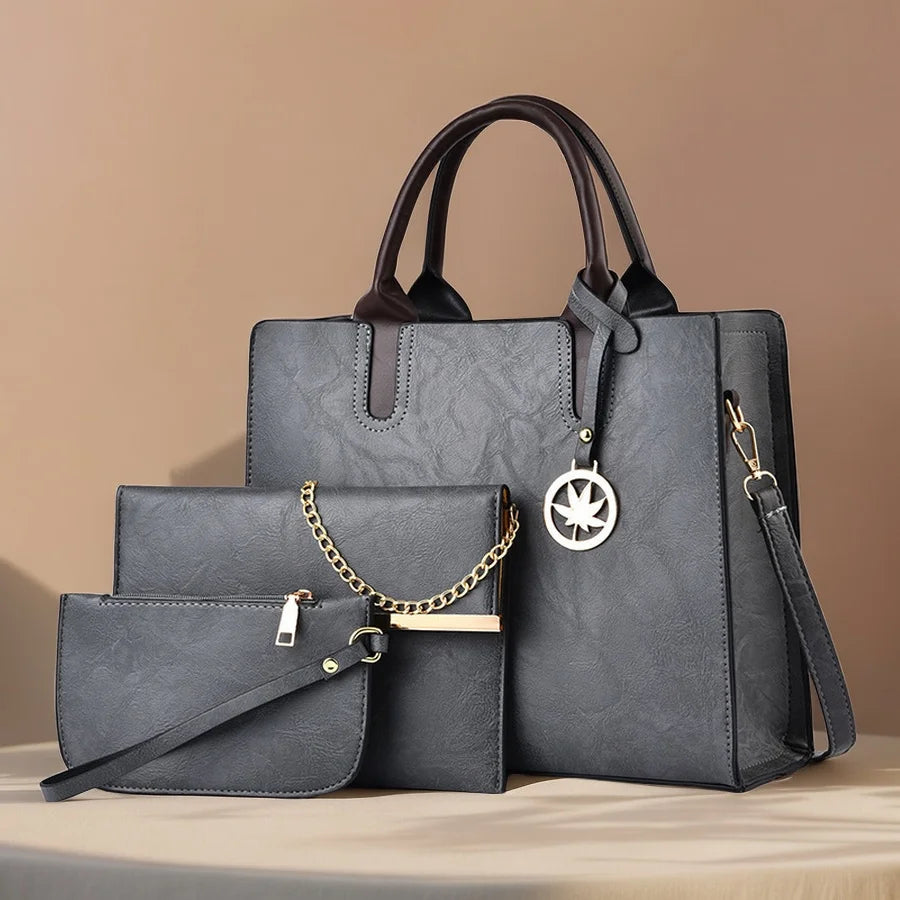 Three-Piece Set of Women's Bags