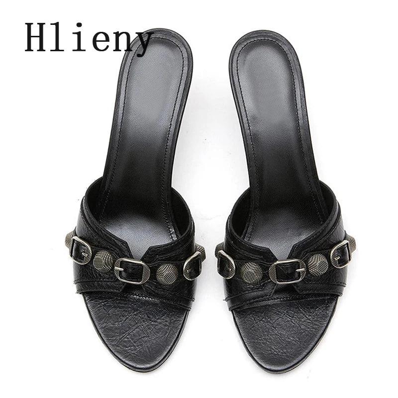 New Fashion Buckle Designer Slippers for Women