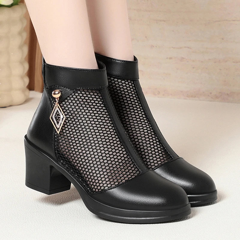 New Breathable Mesh Boots For Women