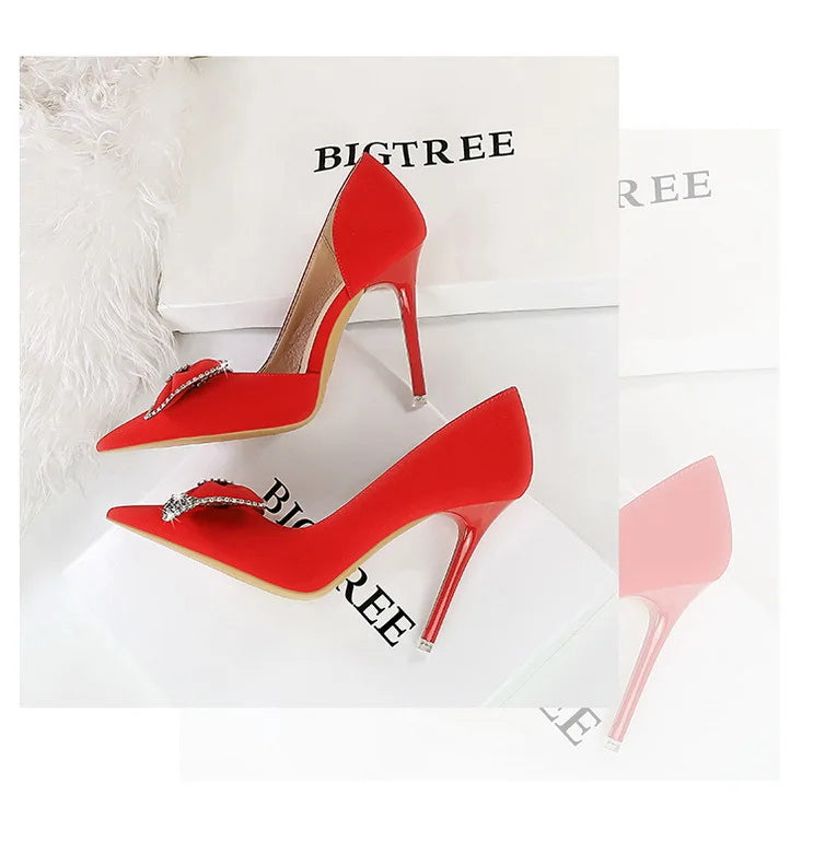 Bigtree Fashion Women Pumps Red Heels