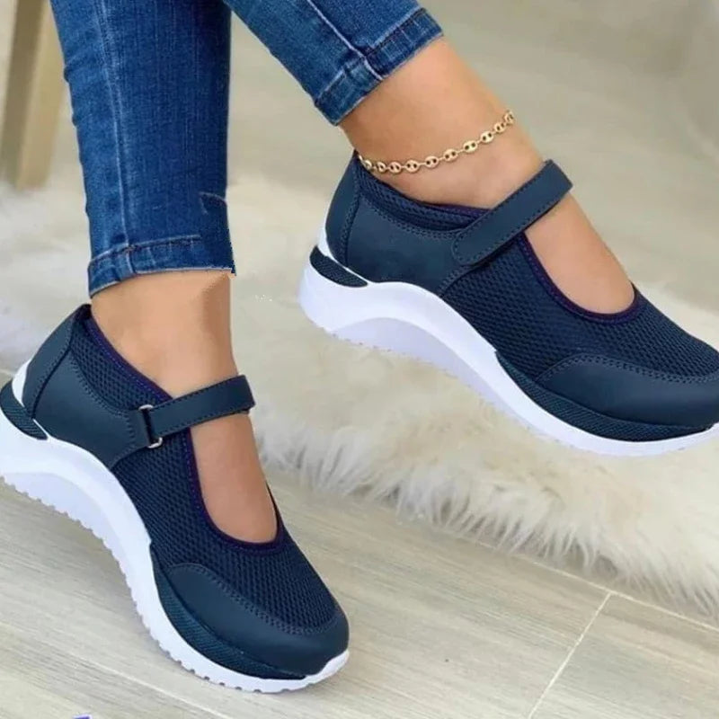 Breathable  Platform Sneakers For Ladies