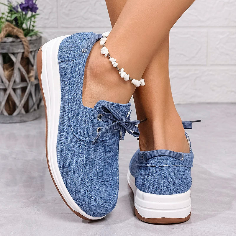 New Thick Bottom Canvas Sneakers for Women