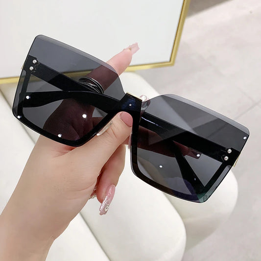 Rimless Trendy Sunglasses For Women