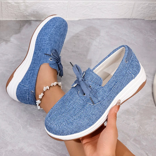 New Thick Bottom Canvas Sneakers for Women