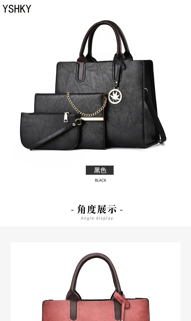 Three-Piece Set of Women's Bags