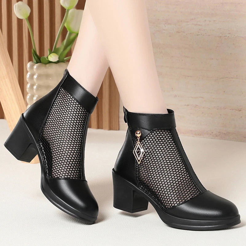 New Breathable Mesh Boots For Women