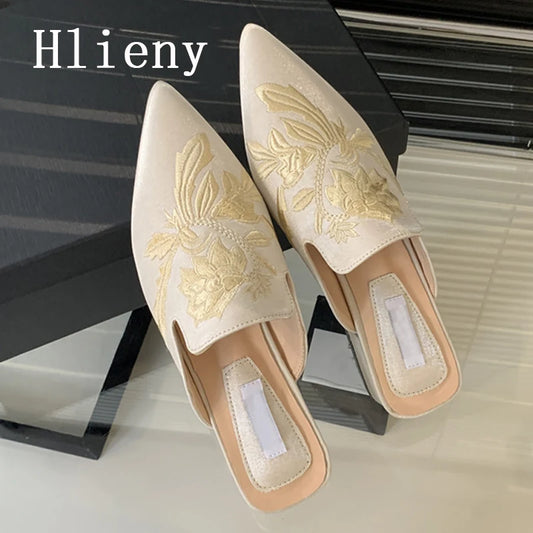 New Handwork Embroidery Slippers for Women