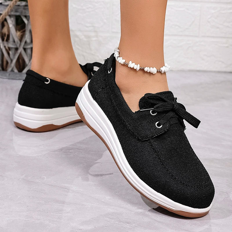 New Thick Bottom Canvas Sneakers for Women