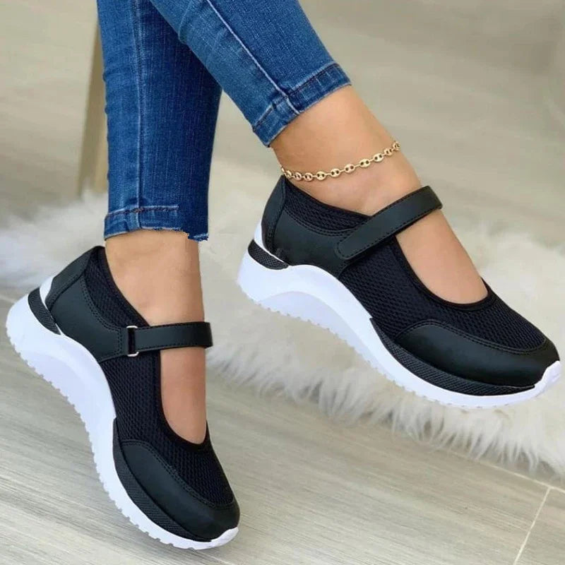 Breathable  Platform Sneakers For Ladies