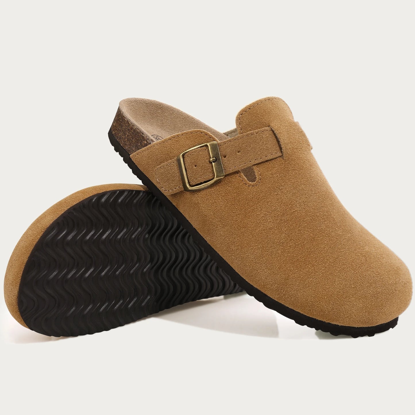 Comwarm Fashion Suede Mules Slippers For Women