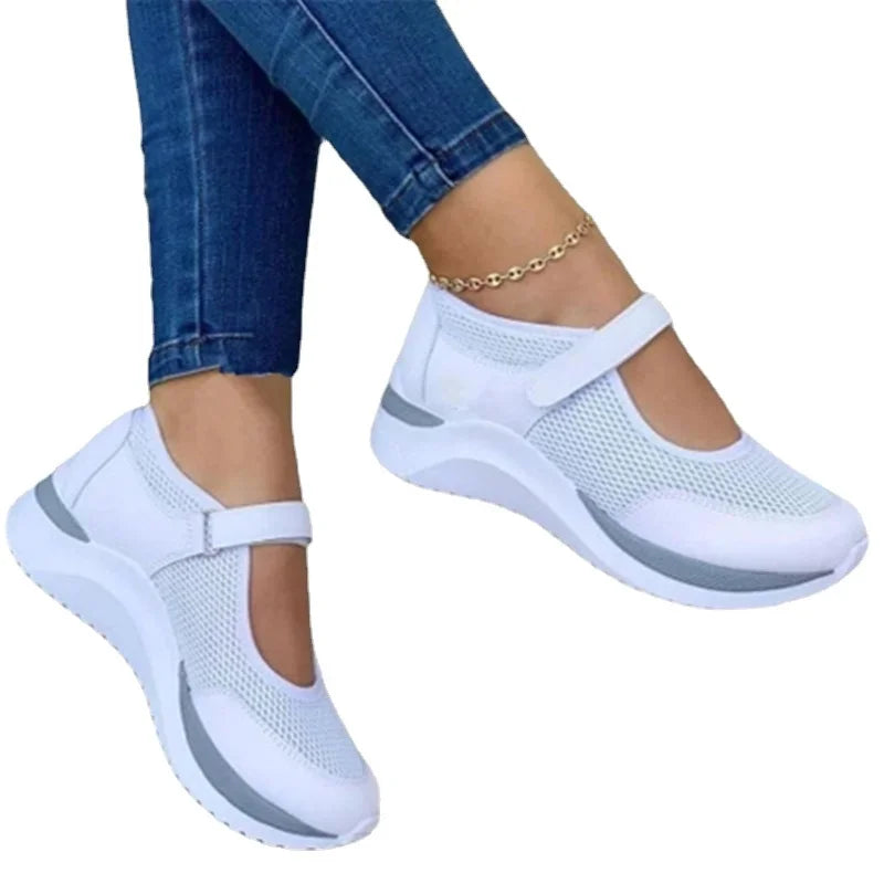 Breathable  Platform Sneakers For Ladies