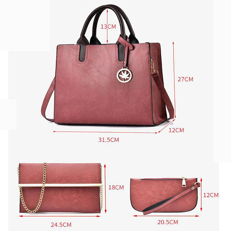 Three-Piece Set of Women's Bags