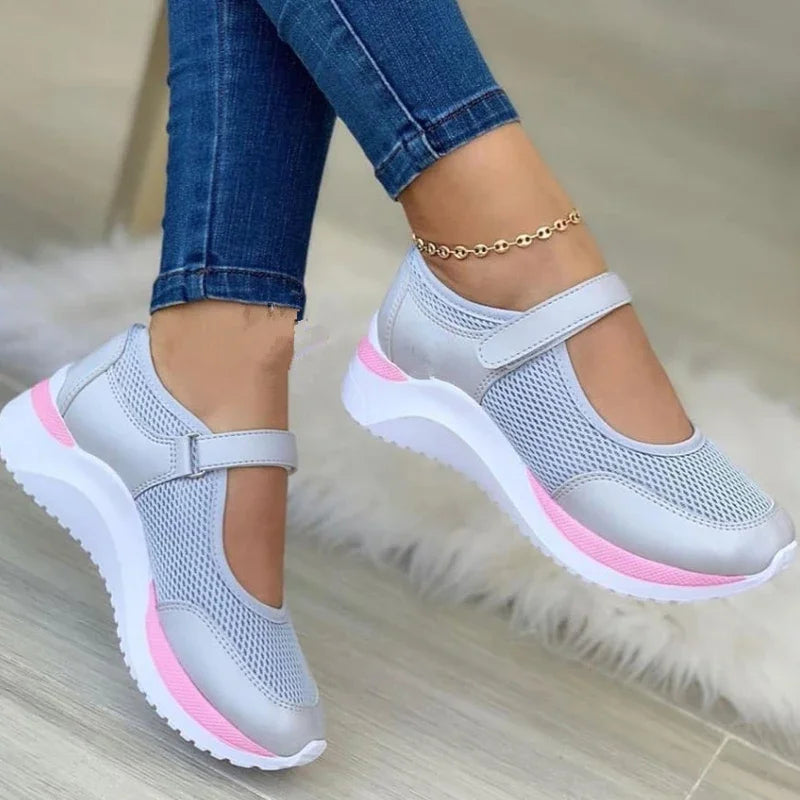 Breathable  Platform Sneakers For Ladies