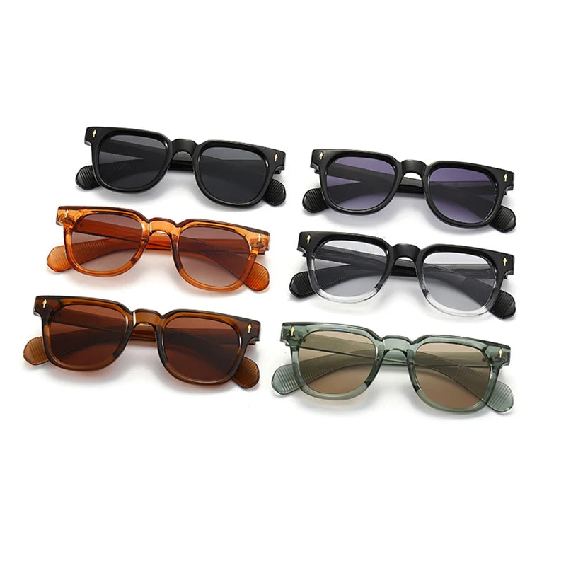 Square Rivet Sunglasses