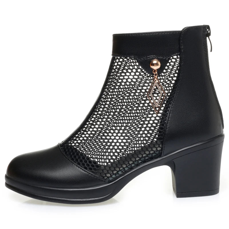 New Breathable Mesh Boots For Women