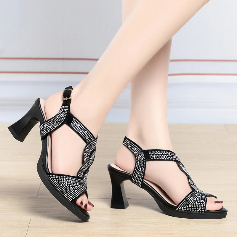 New Fashion Open Toe Heels Sandals For Women